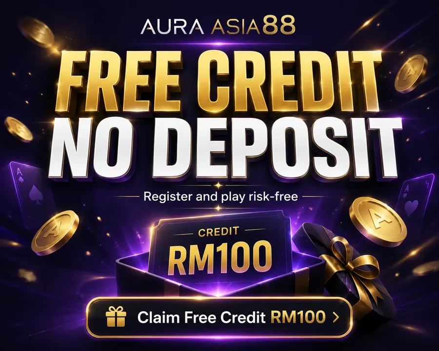Banner highlighting Aura Asia88 featured promotions